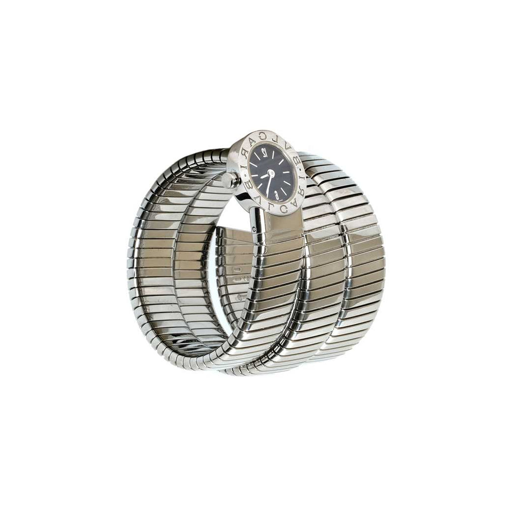 Bvlgari Tubogas Stainless Steel Wrap Watch