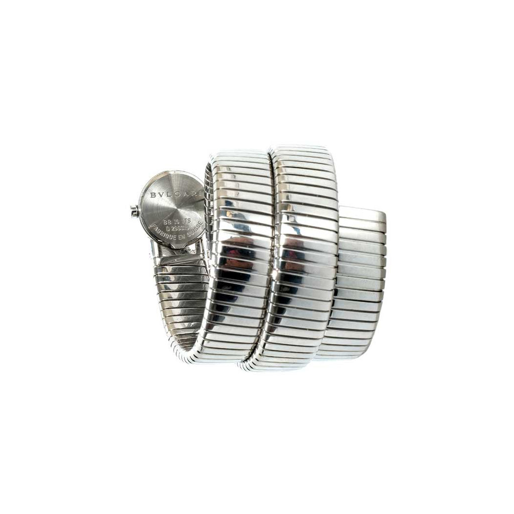 Bvlgari Tubogas Stainless Steel Wrap Watch