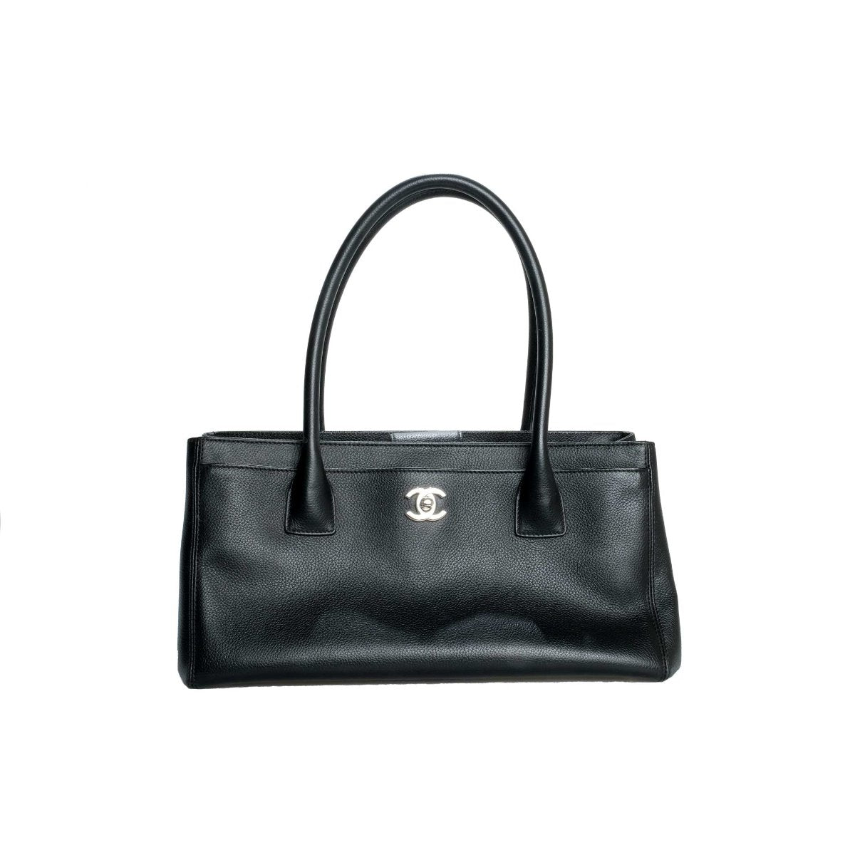 Chanel Black Caviar Executive Cerf Small Tote