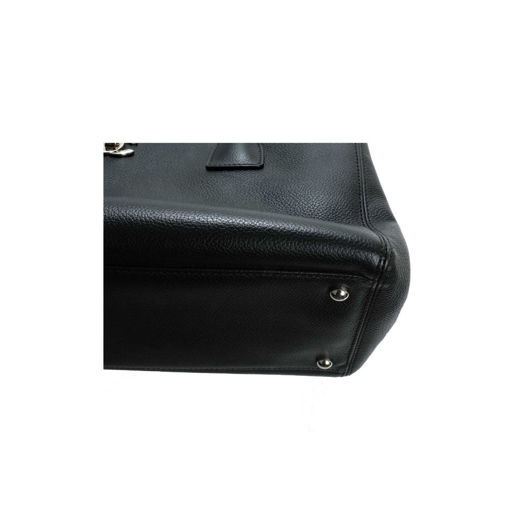 Chanel Black Caviar Executive Cerf Small Tote