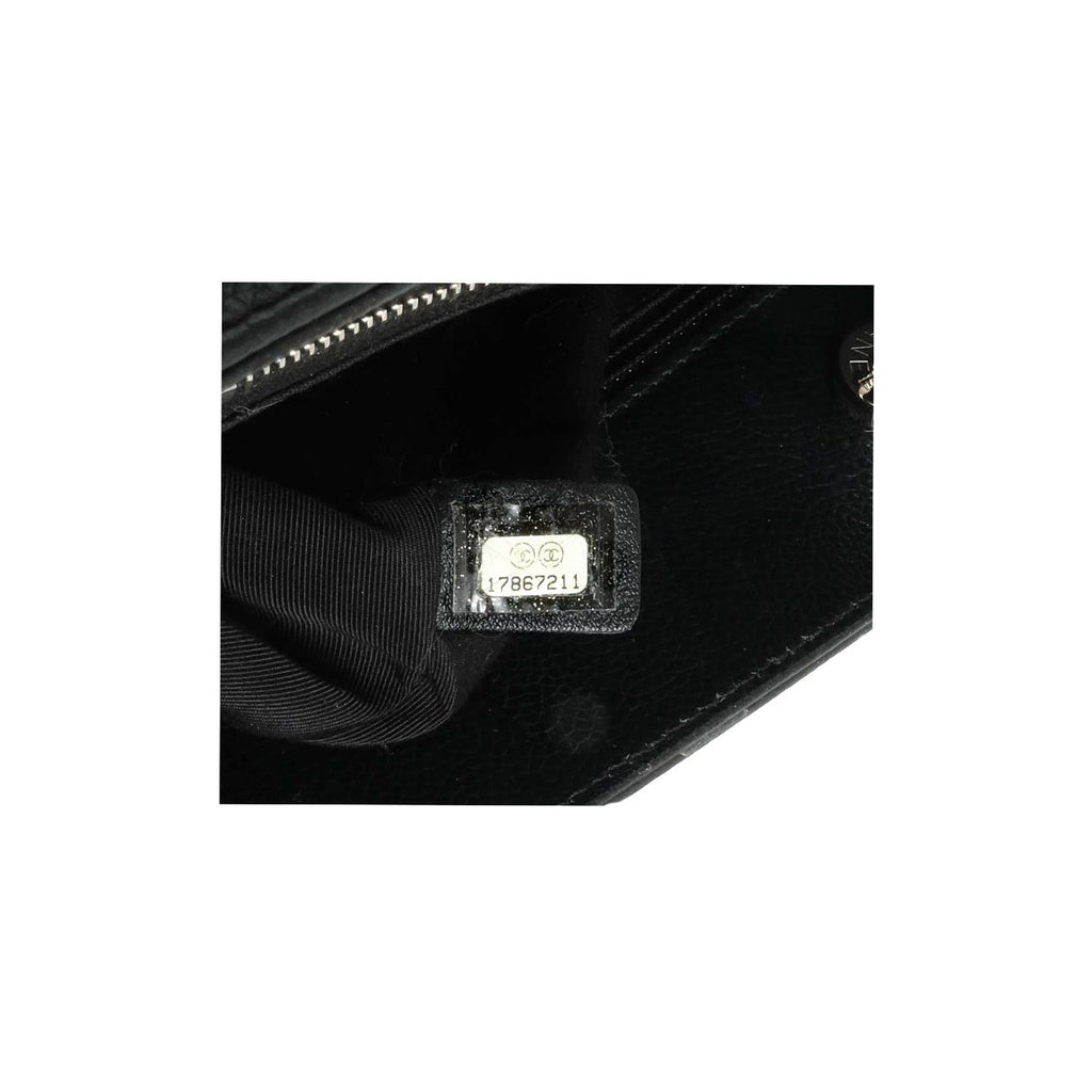Chanel Black Caviar Executive Cerf Small Tote