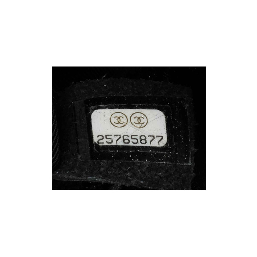 Chanel  Black Calfskin Classic CC Shopping Tote