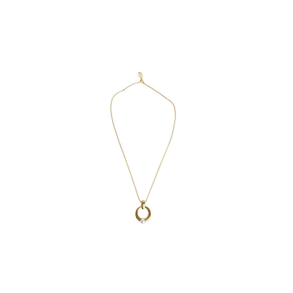 Cartier Vintage Pearl Drop Pendant Chain