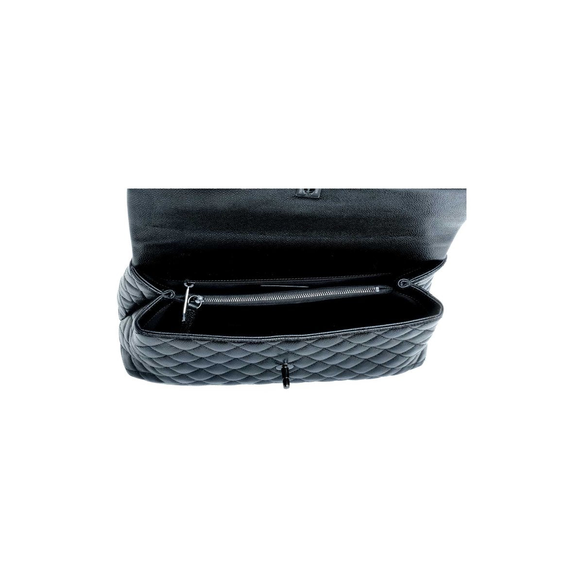 Chanel Black Large Coco Handle Bag