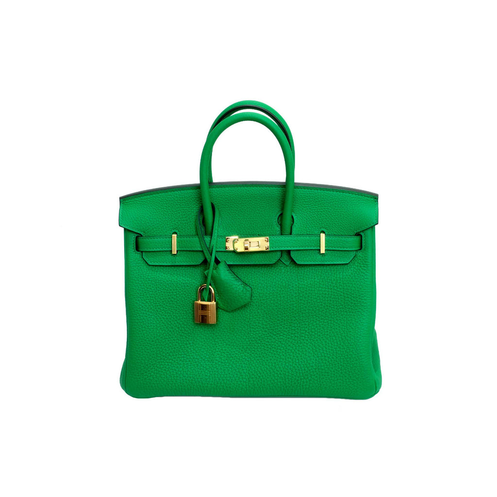 2020 Hermès Bamboo Togo Leather Birkin 25 GHW