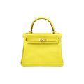 2020 Hermès Lime Swift Roturne Kelly 25 GHW