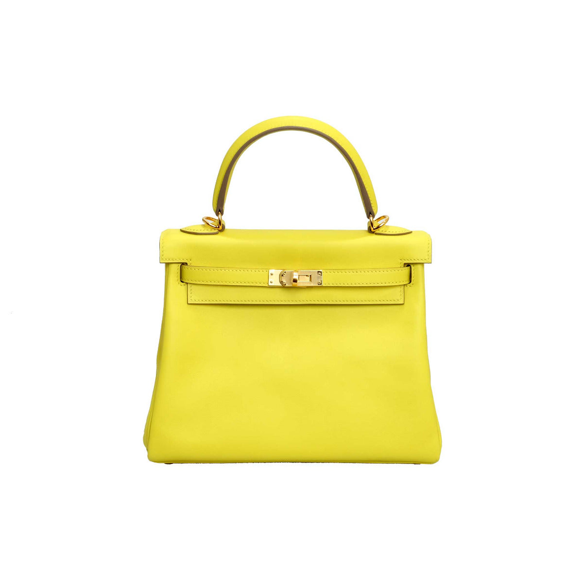 2020 Hermès Lime Swift Roturne Kelly 25 GHW