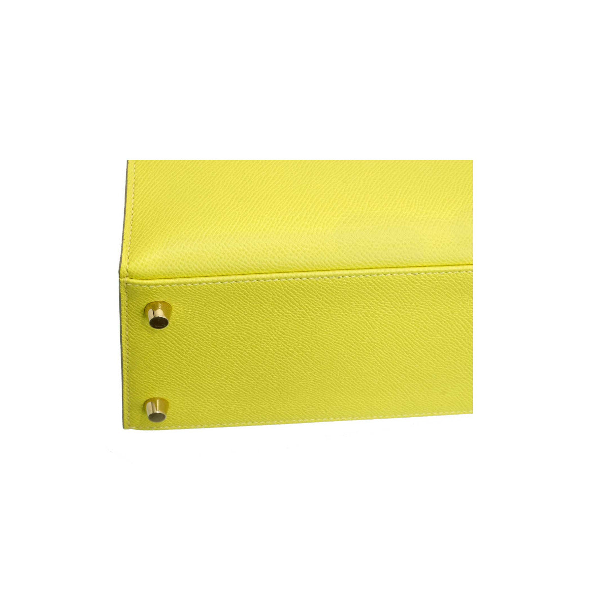 2020 Hermès Lime Epsom Kelly Sellier 28 GHW