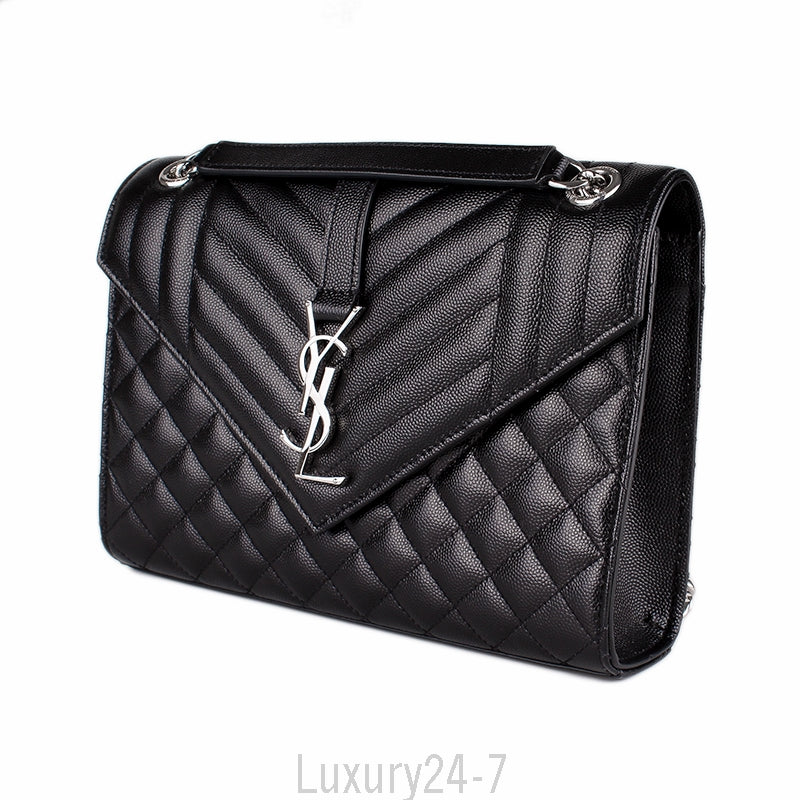 SAINT LAURENT LARGE ENVELOPE CHAIN BAG