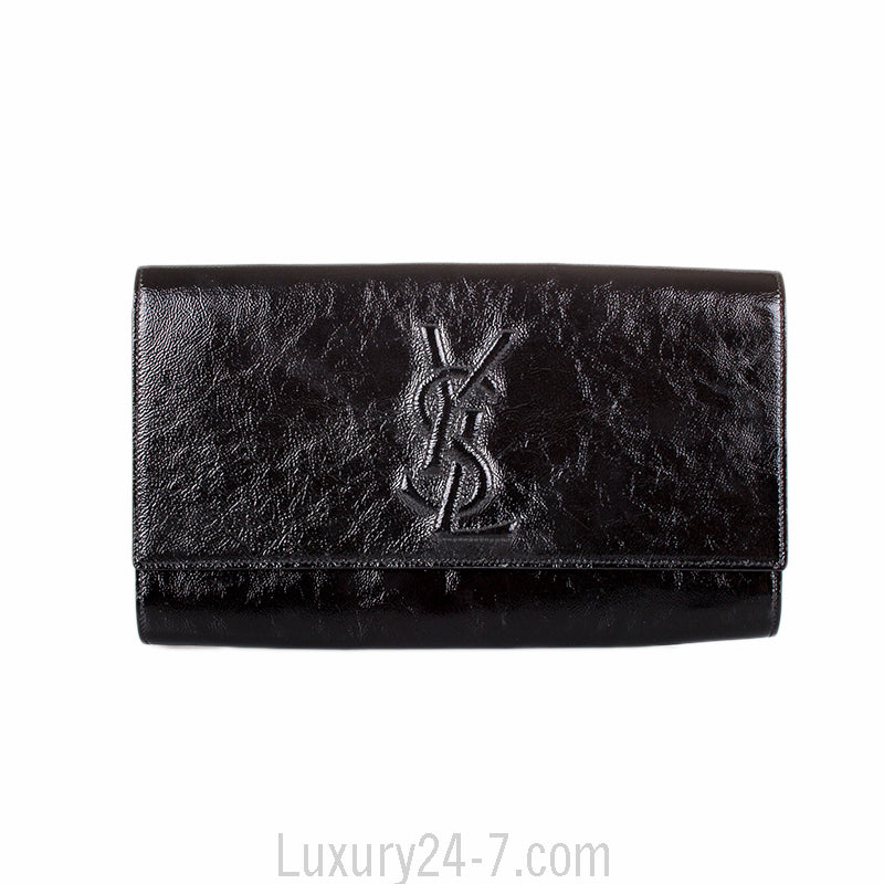 Yves Saint Laurent Black Belle de Jour Clutch