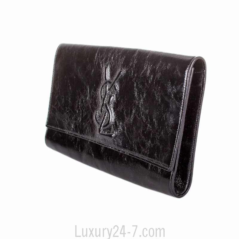 Yves Saint Laurent Black Belle de Jour Clutch