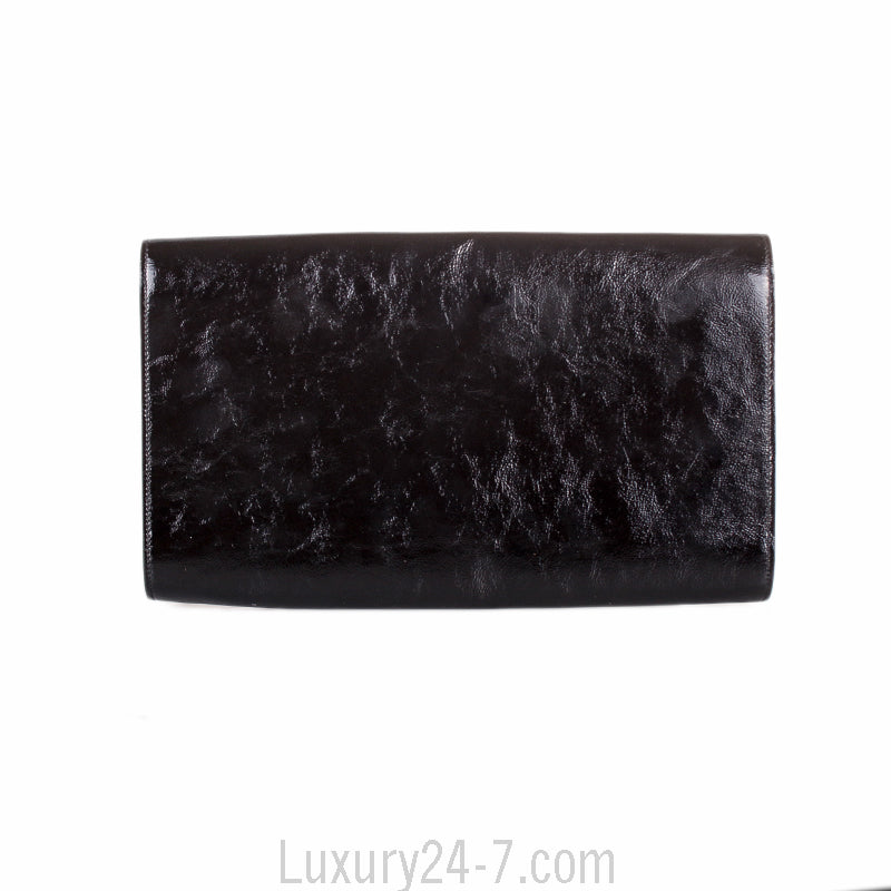 Yves Saint Laurent Black Belle de Jour Clutch
