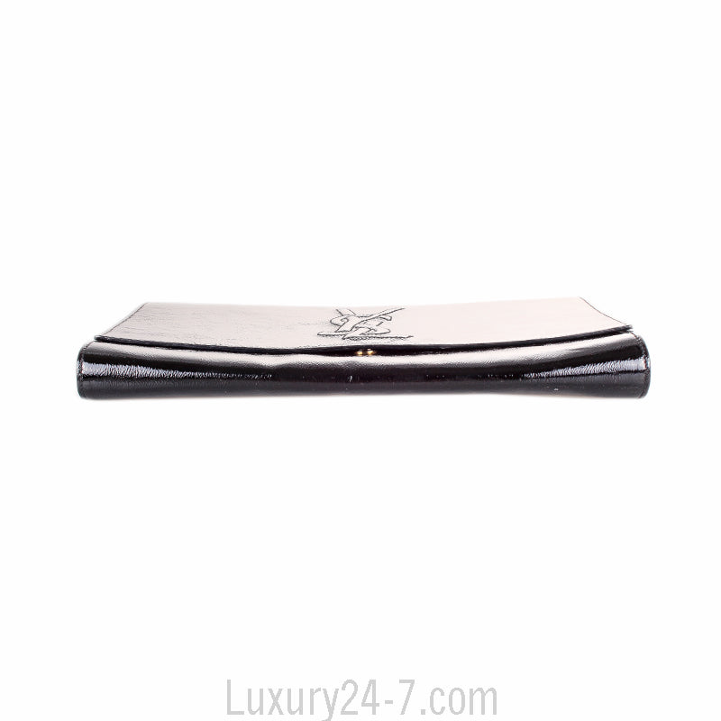 Yves Saint Laurent Black Belle de Jour Clutch