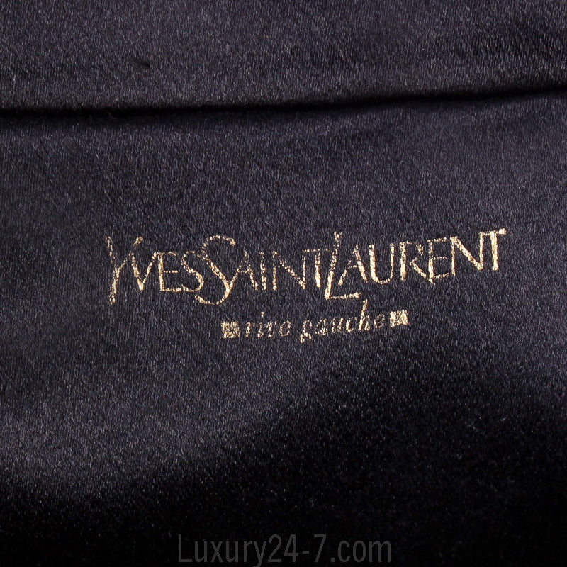 Yves Saint Laurent Black Belle de Jour Clutch