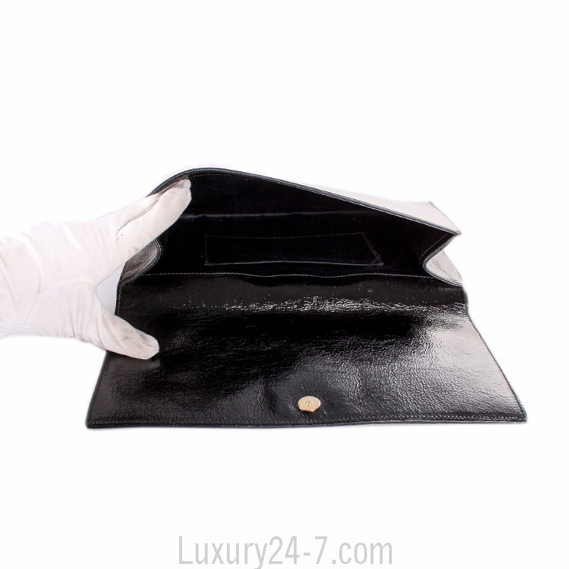 Yves Saint Laurent Black Belle de Jour Clutch